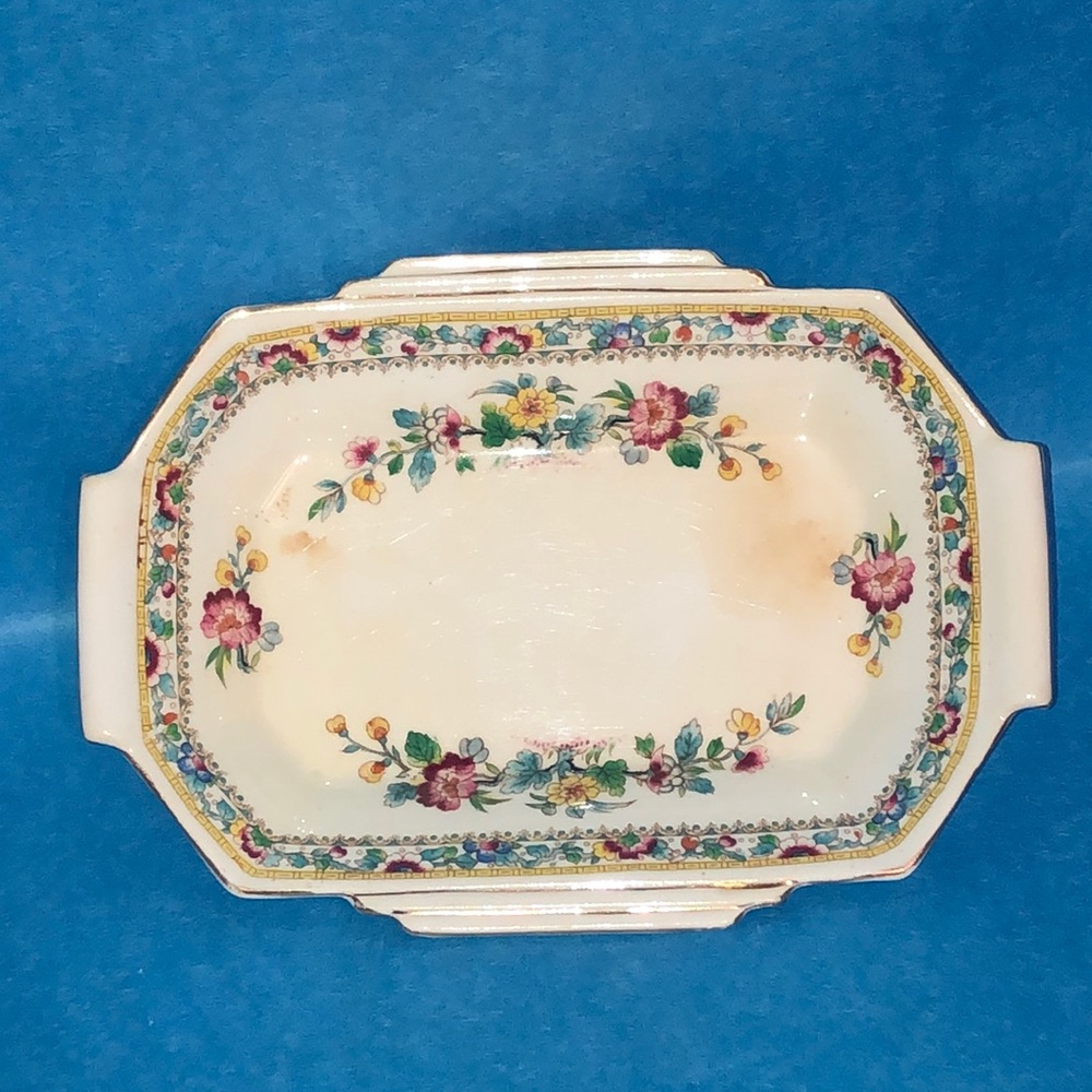 Foley China Ming Rose Butter dish